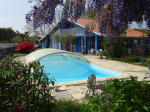 Villa / Haus La Landaise bleue zu vermieten in Sanguinet